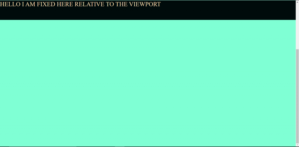 Absolute CSS Position