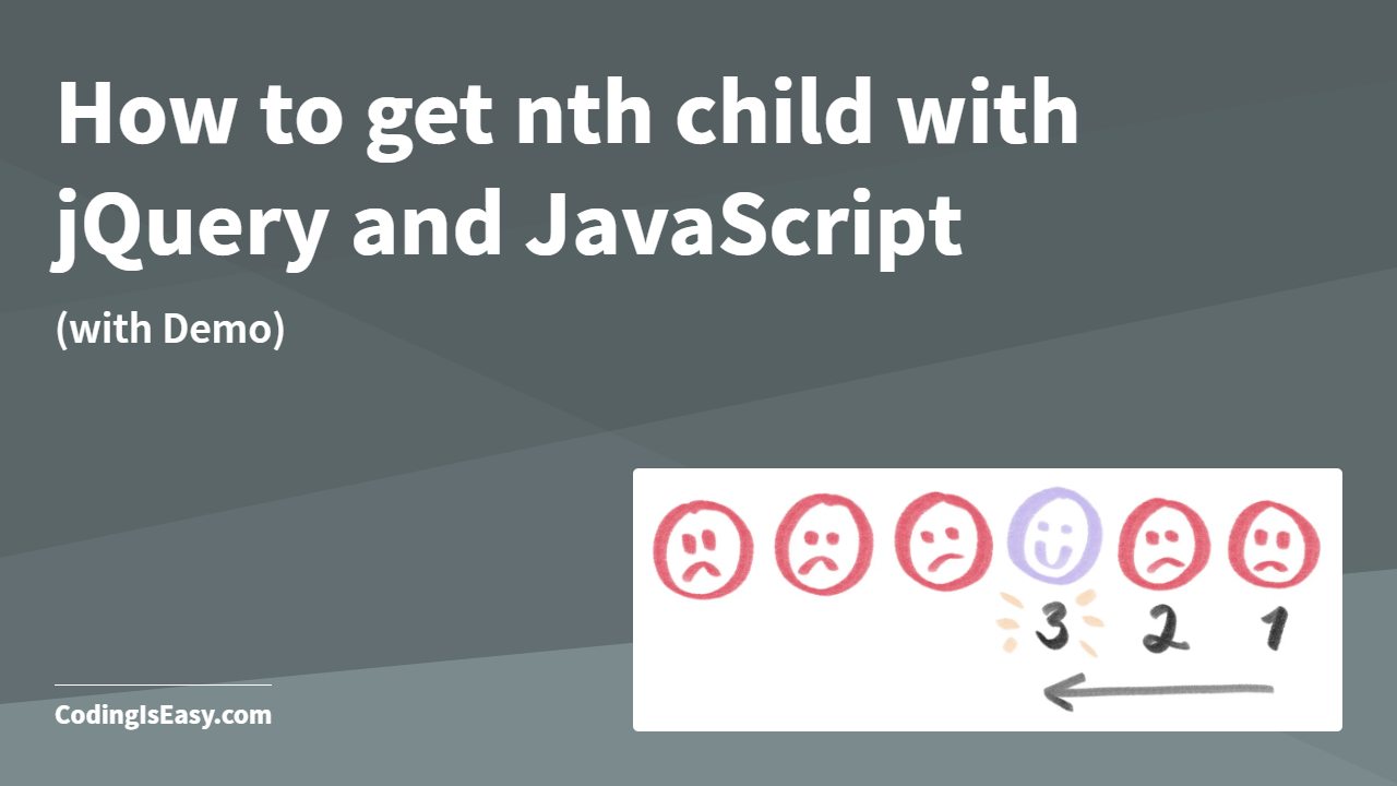 How to get nth child with jQuery and JavaScript