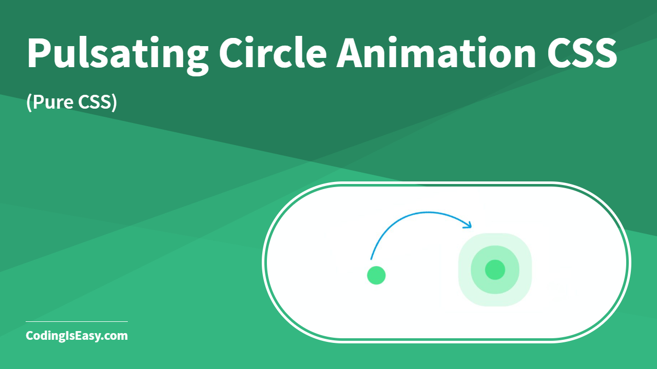 Pulsating Circle Animation CSS