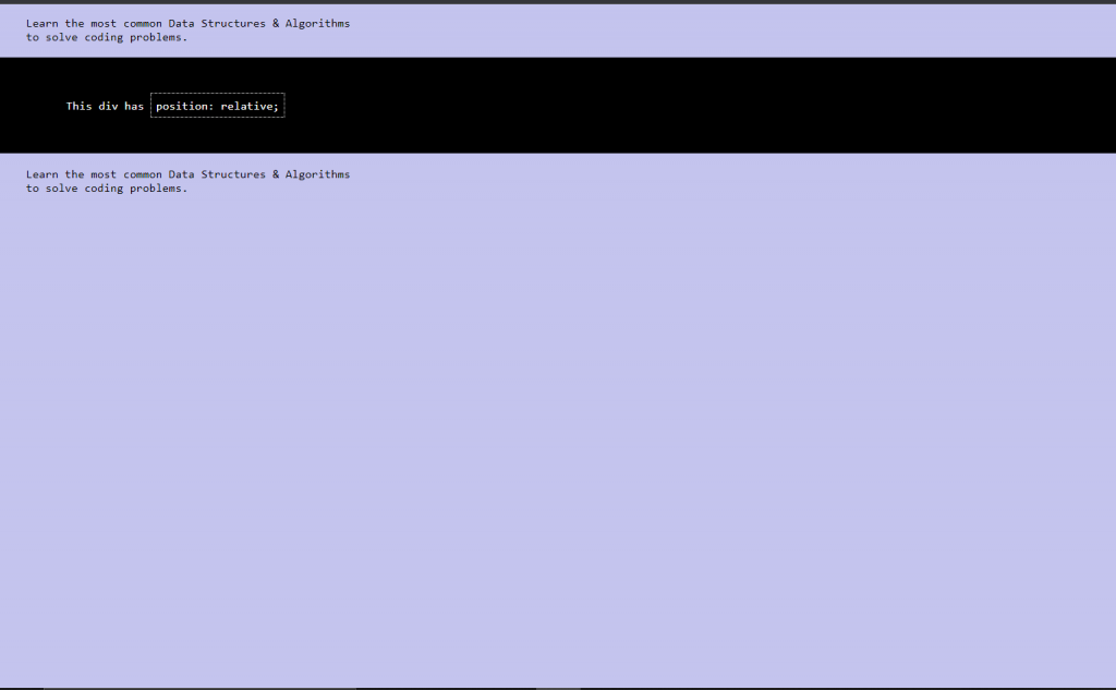 Relative CSS Position